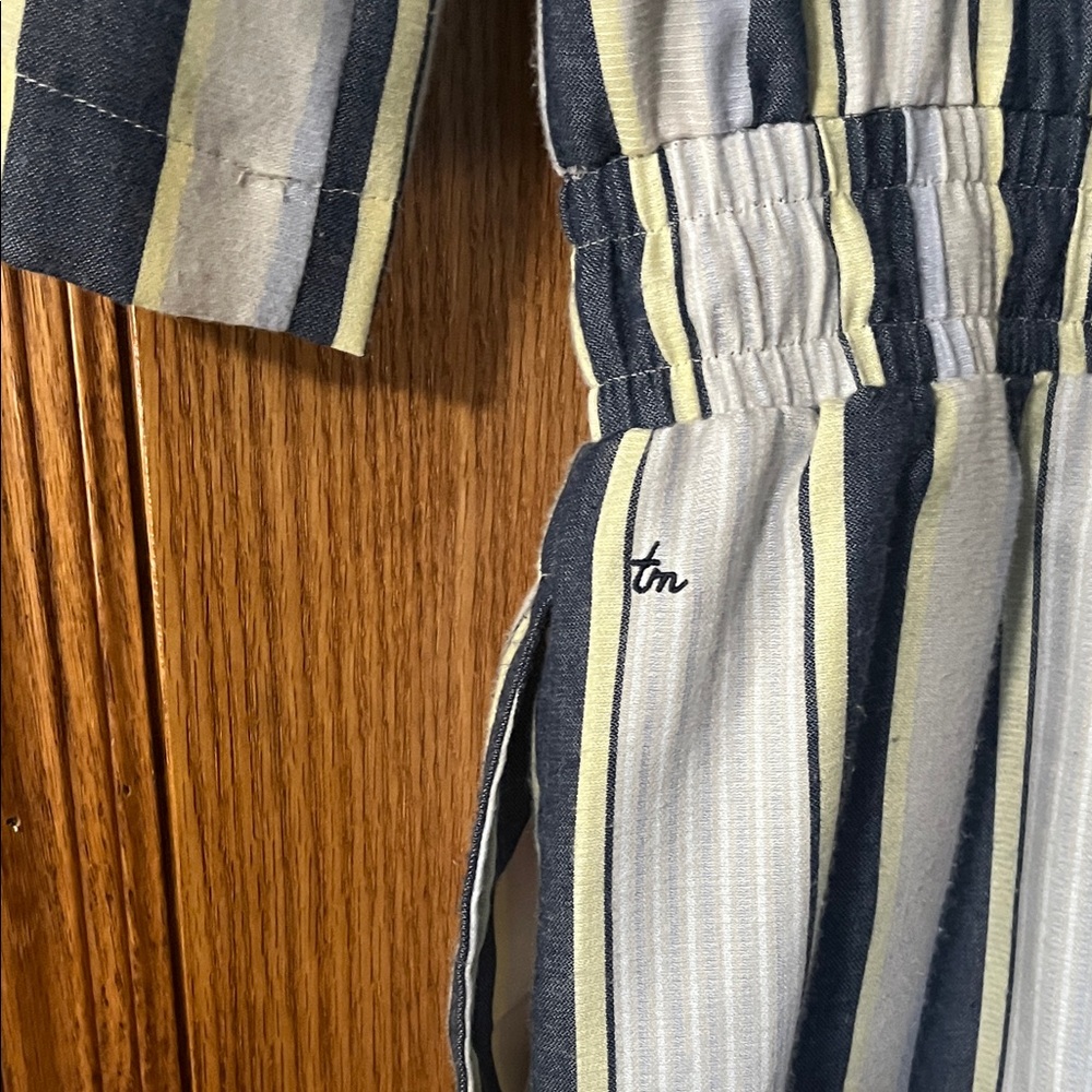 Striped women’s One Piece Romper - Picture 4 of 5